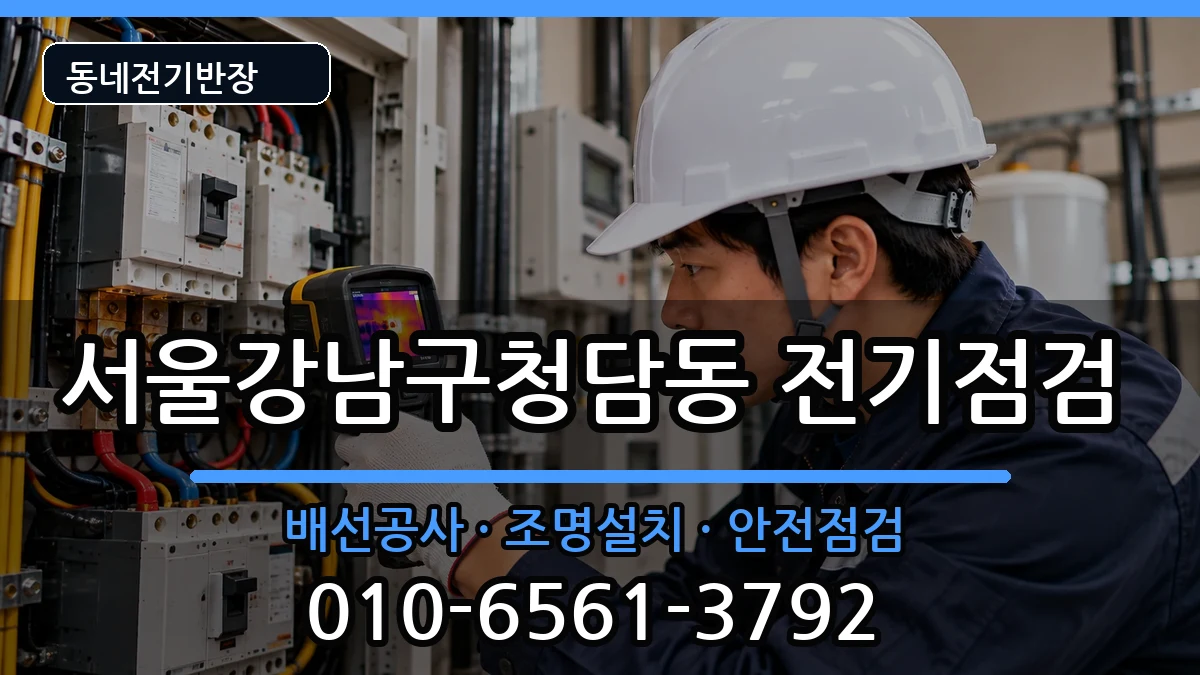 서울강남구청담동 전기증설 서울강남구청담동 전기증설 전기 작업 안내 이미지 1