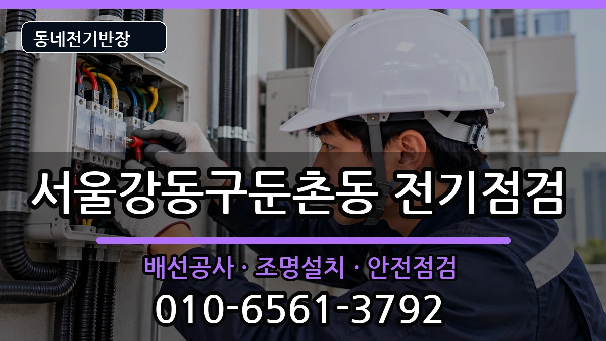 서울강동구둔촌동 전기증설 서울강동구둔촌동 전기증설 전기 작업 안내 이미지 3