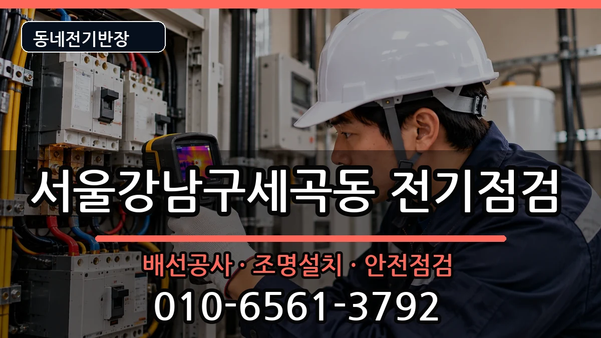 서울강남구세곡동 누전수리 서울강남구세곡동 누전수리 전기 작업 안내 이미지 3