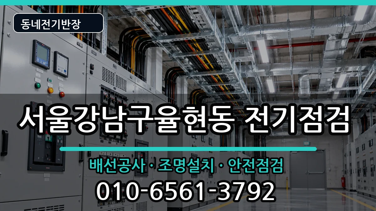 서울강남구율현동 전기증설 서울강남구율현동 전기증설 전기 작업 안내 이미지 3