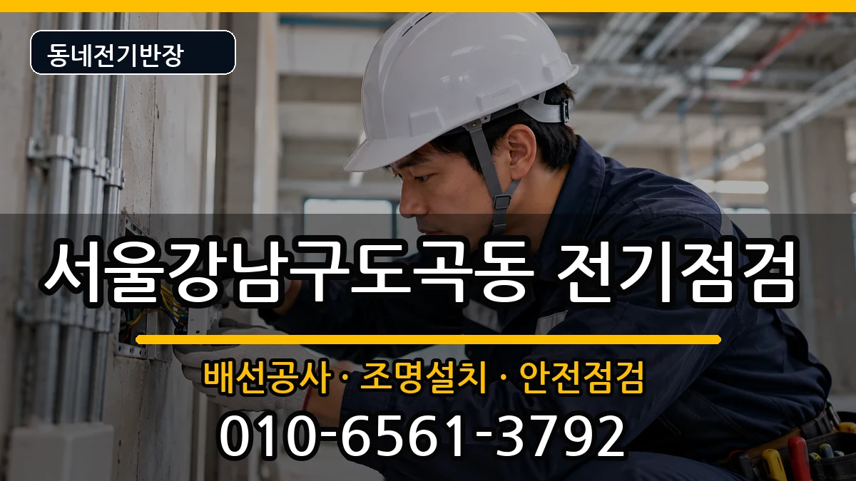 서울강남구도곡동 전등설치 서울강남구도곡동 전등설치 전기 작업 안내 이미지 1