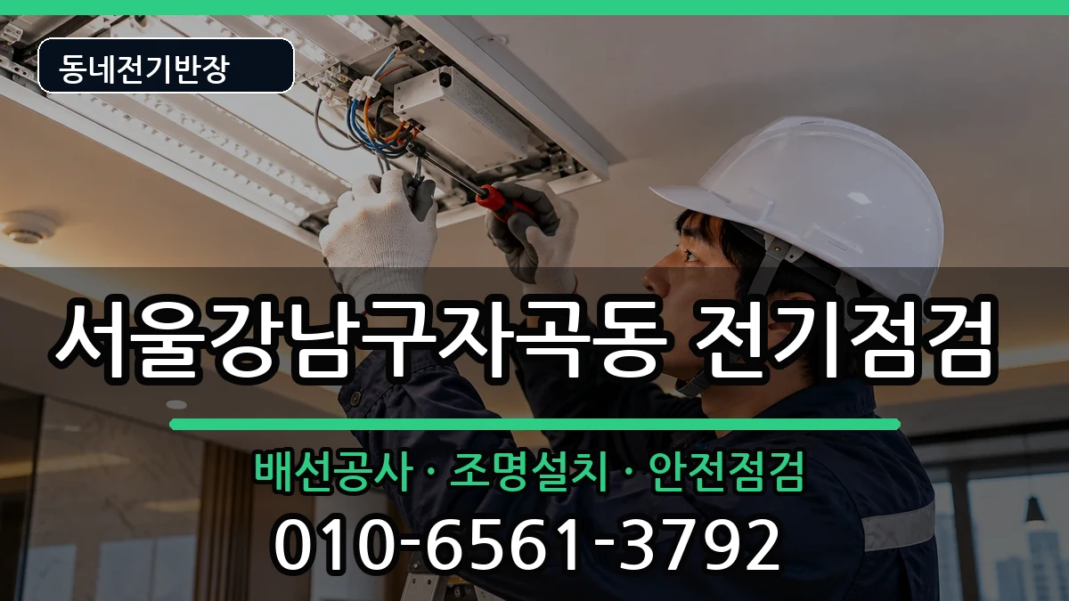 서울강남구자곡동 전기고장 서울강남구자곡동 전기고장 전기 작업 안내 이미지 3