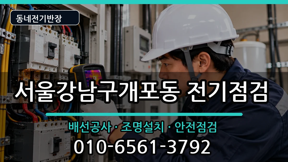 서울강남구개포동 전기배선공사 서울강남구개포동 전기배선공사 전기 작업 안내 이미지 1