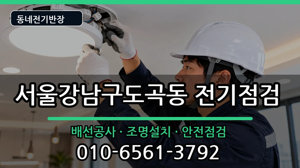 서울강남구도곡동 전기증설 서울강남구도곡동 전기증설 전기 작업 안내 이미지 2