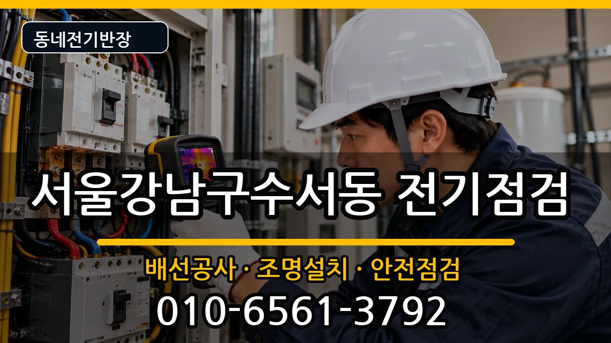 서울강남구수서동  전기배선공사 질문형