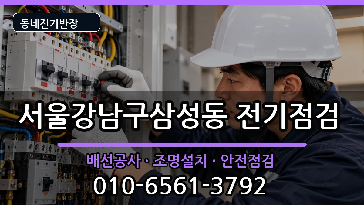 서울강남구삼성동 전등설치 서울강남구삼성동 전등설치 전기 작업 안내 이미지 3