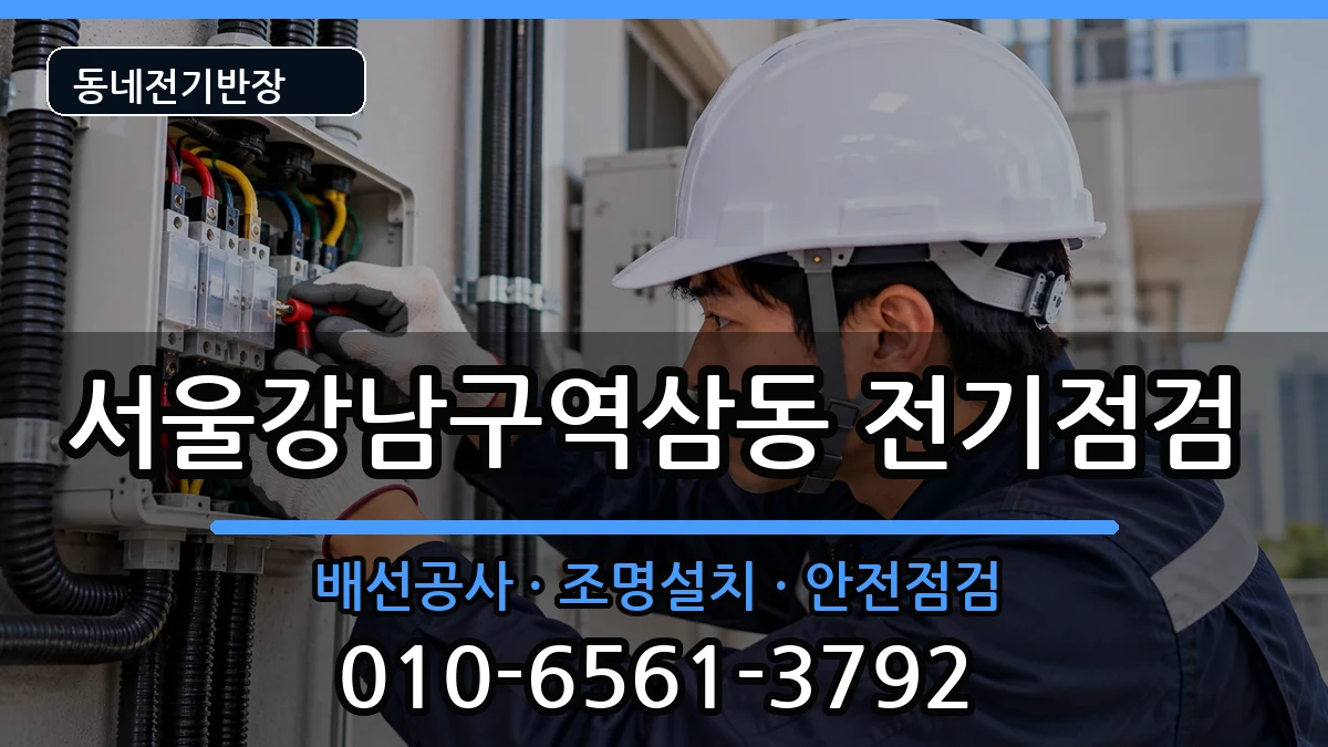 서울강남구역삼동 전등설치 서울강남구역삼동 전등설치 전기 작업 안내 이미지 2